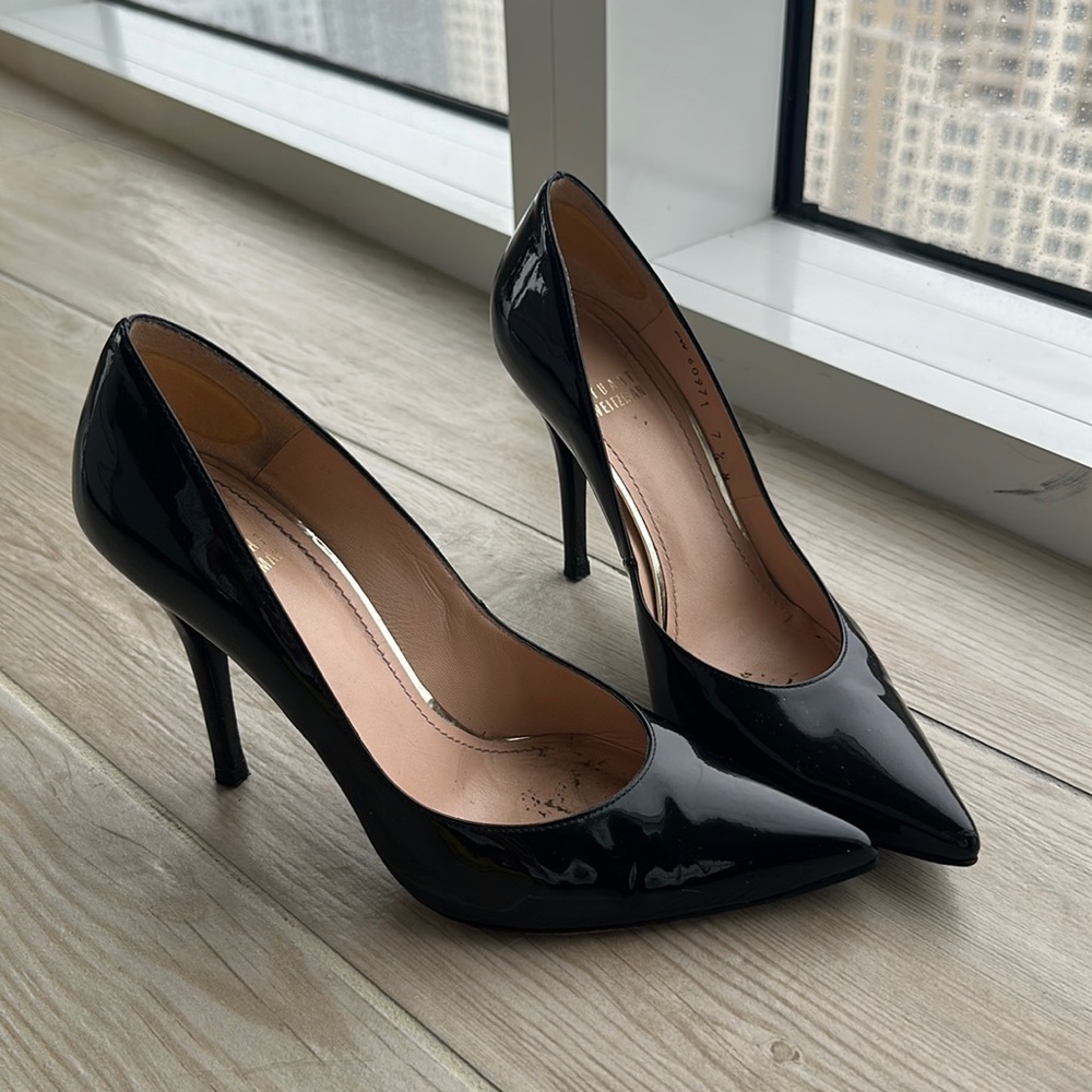 Stuart Weitzman Leather Sole Pumps